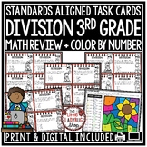 Division Word Problems 3rd Grade Task Cards Math Test Prep