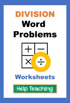 Preview of Division Word Problems Packet