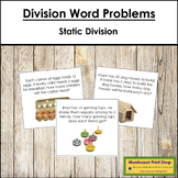 Division Word Problems Set 1 - Static Division Math Questions