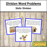 Division Word Problems Set 1 (color-coded) - Static Divisi