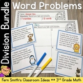 Division Word Problems, Task Cards & Assessments Bundle