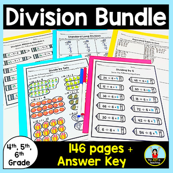 Preview of Division Worksheet Bundle