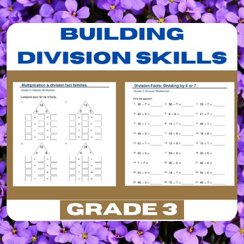 Preview of Division Worksheets: Building Division Skills and Long Division Introduction