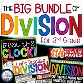 Division Worksheets Bundle & Division Game for Division Fa