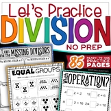 Division Worksheets & Division Practice - Division Equal G