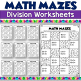 Division Worksheets FACT PRACTICE Mazes