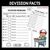 3rd Grade Multiplication and Division Facts Practice Worksheets