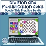 Division and Multiplication Digital Math Fact Practice Spl