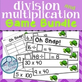 Division and Multiplication Fact Practice Game Bundle