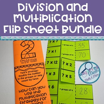 Preview of Division and Multiplication Flip Sheet Bundle