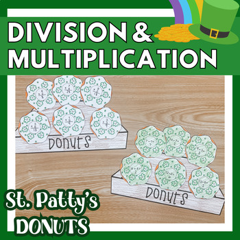 Preview of Division and Multiplication Practice, 3rd Grade St. Patrick's Day Math