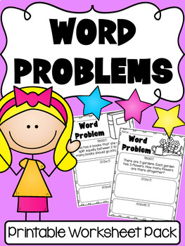 Preview of Division and Multiplication Word Problems Worksheets