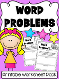 Division and Multiplication Word Problems Worksheets