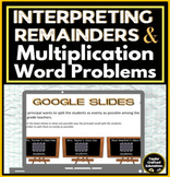 Division and Multiplication Word Problems | Interpreting R
