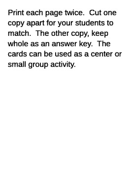 Preview of Division and Related Multiplication / Break Apart Method Card Sort