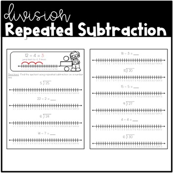 division as repeated subtraction by lauren maher tpt