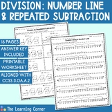 Division as Repeated Subtraction and Using a Number Line W