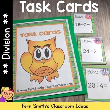 Preview of Division Task Cards