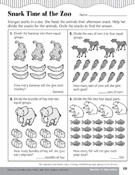 division by sharing worksheets teaching resources tpt