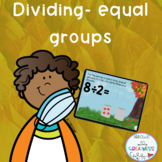 Division equal groups boom cards