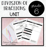 Division of Fractions Unit Notes