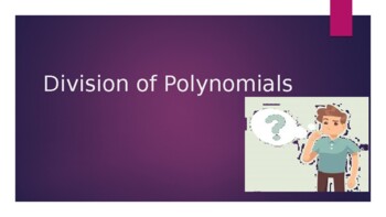 Preview of Division of Polynomial