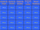 Division of Whole Numbers & Problem Solving Jeopardy (Game)