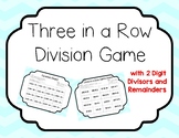 Division with 2 Digit Divisor Game- Three in a Row