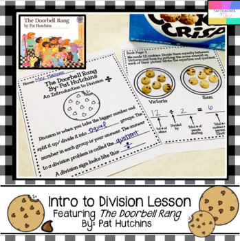Preview of Division with Cookie Crisp & The Doorbell Rang by Pat Hutchins