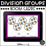 Division with Groups Boom Cards™ - Digital Task Cards