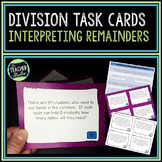 Long Division -  Interpreting Remainders Word Problems - D