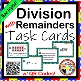 Division with Remainders Task Cards NOW Digital!