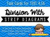 Division with Strip Diagrams & Equations Match-Up Cards {T
