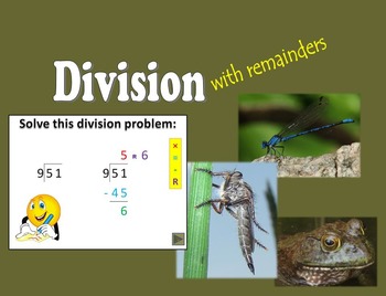 Preview of Division with remainders PowerPoint