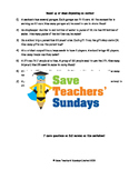 Division Word Problems with Remainders Worksheets (4 level