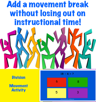 Preview of Division_ Active Lesson: Brain Building Movement Break (PDF Version)