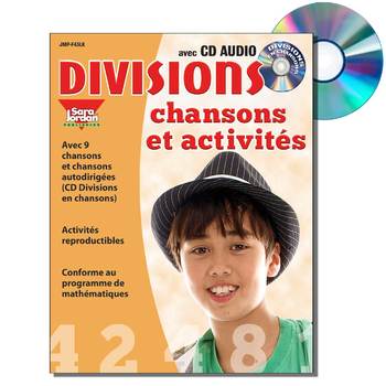 Preview of French Math Songs (Division) - Digital MP3 Album Download w Lyrics & Activities