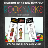Divisions of the New Testament : Books of the Bible Bookmarks