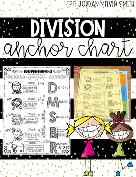 Division {PRINTABLE} Anchor Chart - PRINTER FRIENDLY