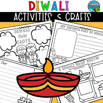 Preview of Diwali Craft - Family Traditions Printable - Holidays Around the World