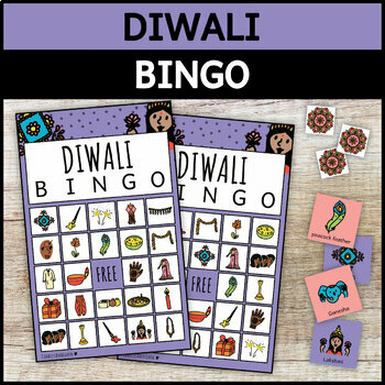 Diwali Bingo Game For Kids, Kids Deepavali Party Game, Festival of ...