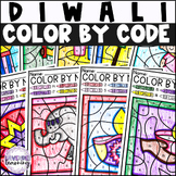 Diwali Color by Codes - Diwali Color by Number - Diwali Co