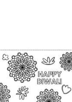 Preview of Diwali - Coloring - Asian Studies - South Asia - World Festival - Deepavali