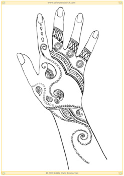 Diwali Coloring Pages by Little Owls Resources | TpT