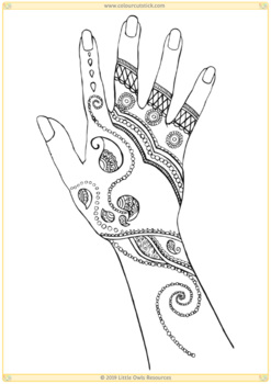 Diwali Coloring Pages by Little Owls Resources | TPT