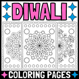 Diwali Coloring Pages | Diwali Rangoli Coloring Pages | Di