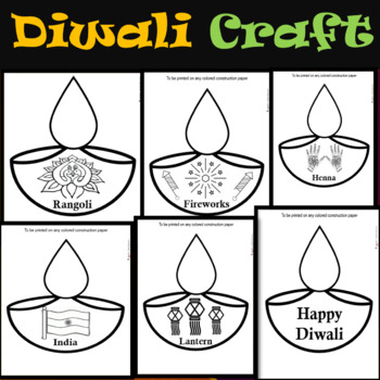 Diwali 3-D Paper Diya Decoration & Craft Ideas- DIYs | Decoration ideas for  upcoming Festivals | Diwali craft, Diy paper crafts decoration, Diwali diy