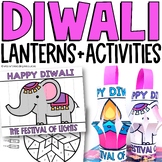 Diwali Craft and Coloring Pages | Diwali Paper Lantern Cra