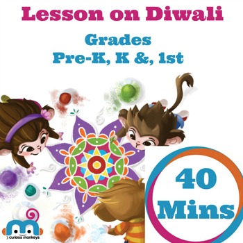 Preview of Diwali Free Lesson Plan 40 Mins with 1 Activity