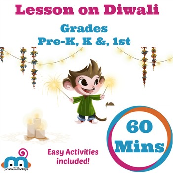 Preview of Diwali Free Lesson Plan 60 Mins with 2 Activities